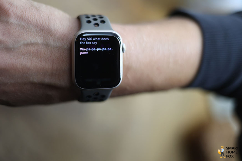 Голосовой помощник Siri на часах Apple Watch 8.